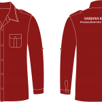 mockup kemeja cdr