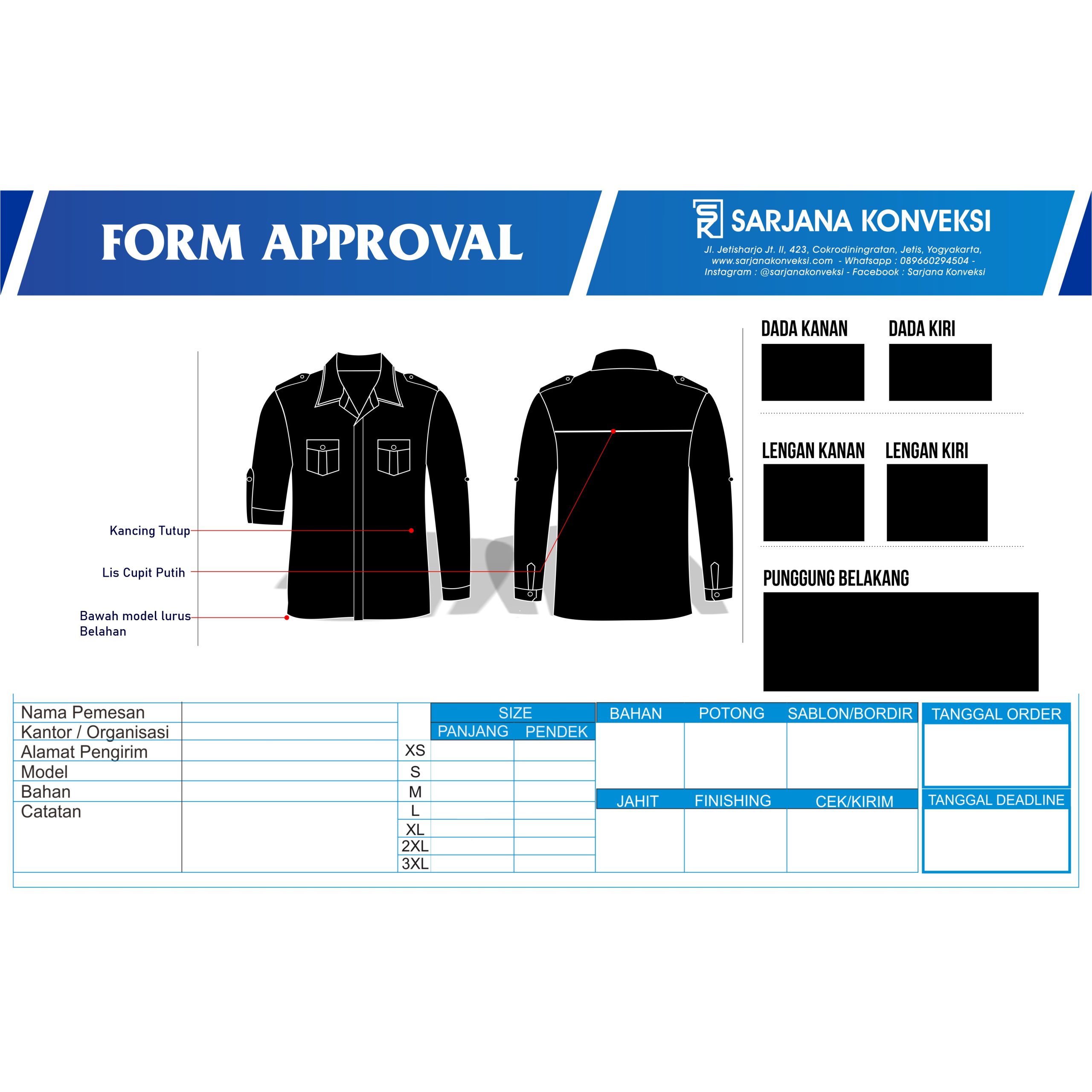 Desain Baju Pdh Polos Free Kemeja Pdh Pdl Mahasiswa Organisasi