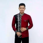 kemeja kombinasi separuh batik