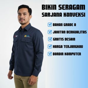 [CUSTOM] SERAGAM KEMEJA PDH PDL KORSA - SARJANA KONVEKSI
