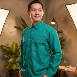 READY STOCK KEMEJA TACTICAL HIJAU TOSCA TUA