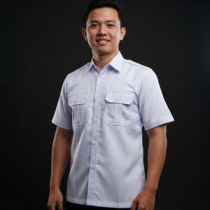 READY STOCK KEMEJA PUTIH PENDEK